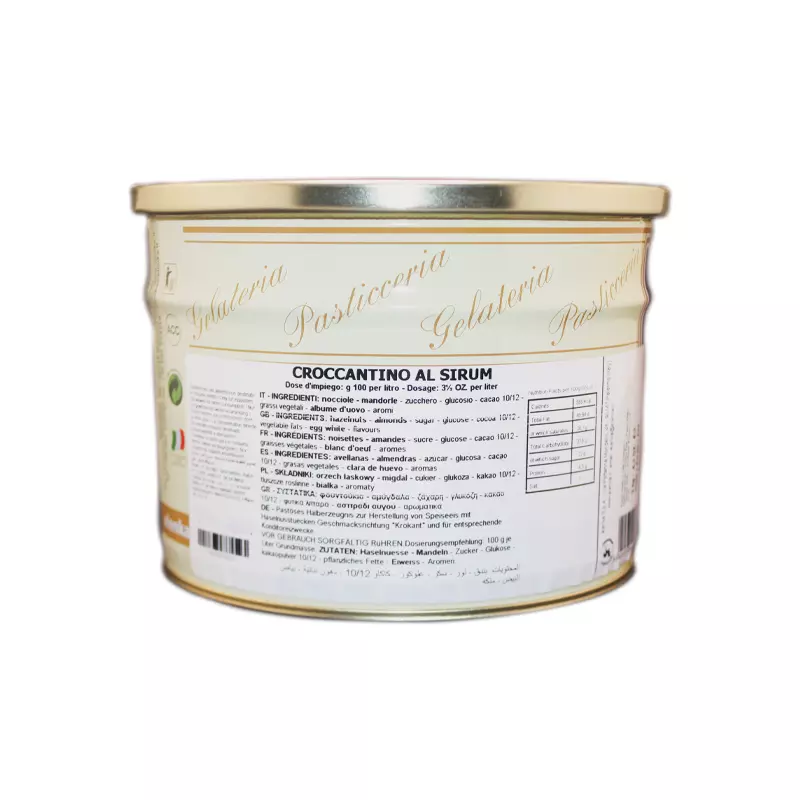 Pasta croccantino al sirum