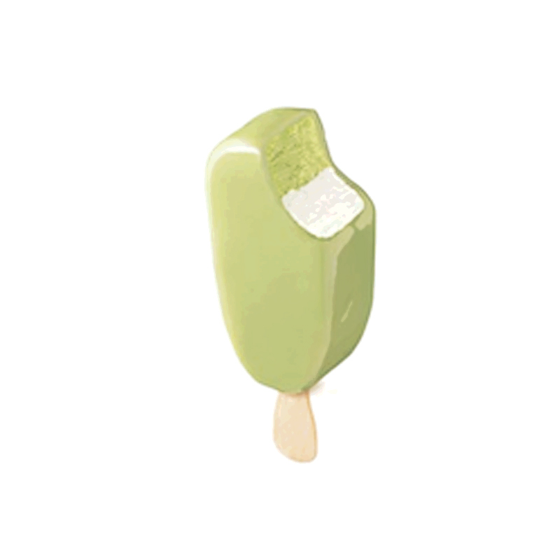 Copertura verde pistacchio per gelato