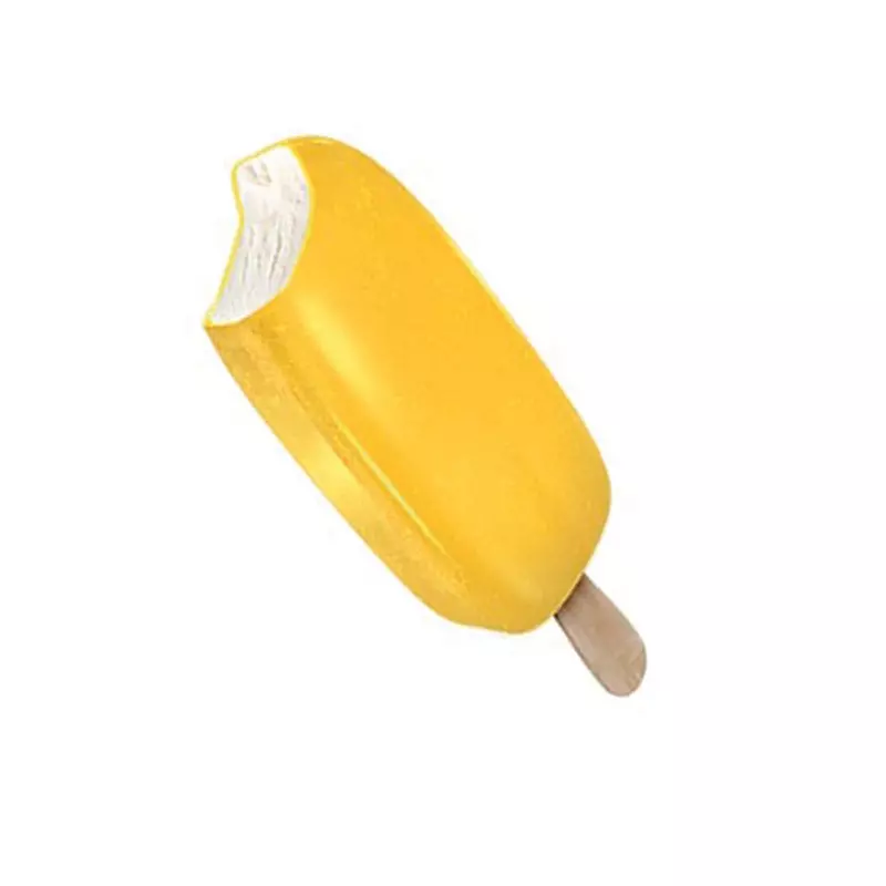 Copertura giallo limone per gelato